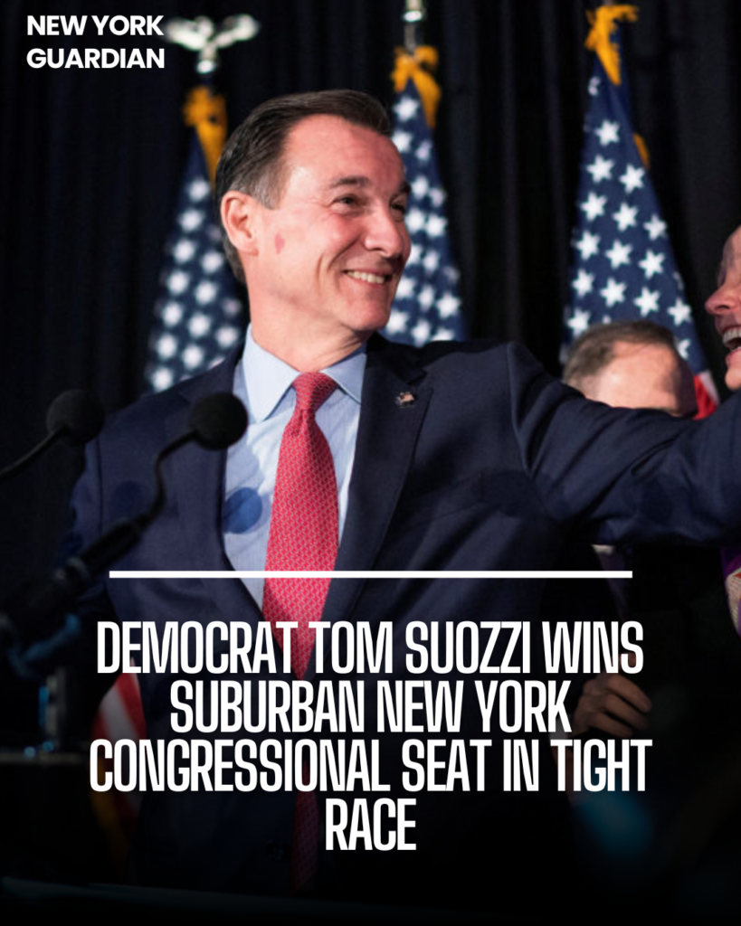 Voters in suburban New York chose Democrat Tom Suozzi to replace ousted Republican Congressman George Santos.