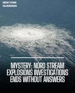 Sweden's public prosecutor has shut an investigation into underwater explosions that ripped apart two pipelines bringing Russian gas to Germany after a 16-month probe.