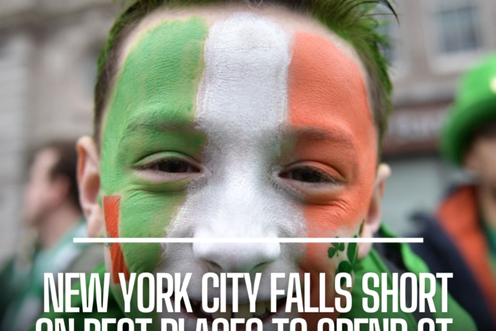New York City, known for its rich cultural scene, falls short on WalletHub's list of the best destinations to spend St. Patrick's day.