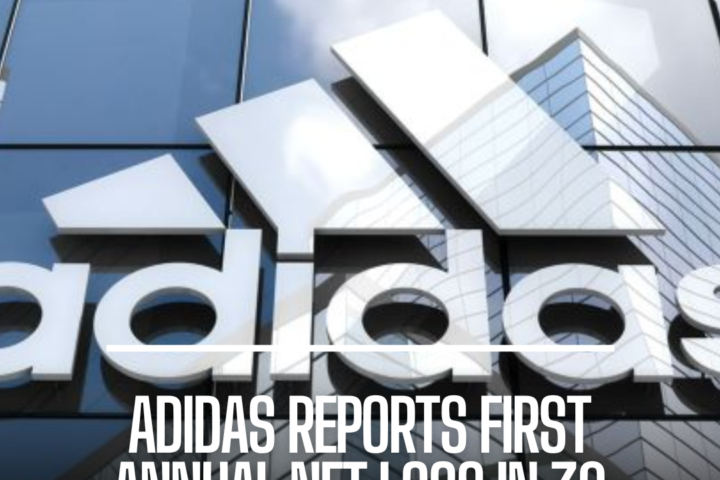 Adidas, the sportswear behemoth, has reported its first yearly net loss in three decades.