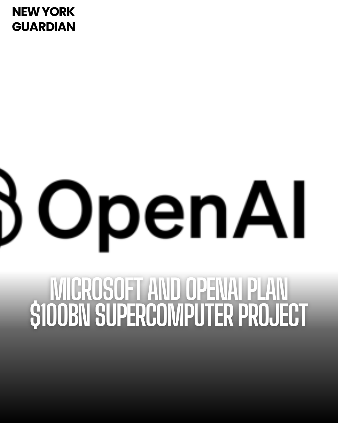 Microsoft and OpenAI are working on projects for a data center project that could cost as much as $100 billion, including an artificial intelligence supercomputer named "Stargate" set to release in 2028, The Information wrote on Friday.