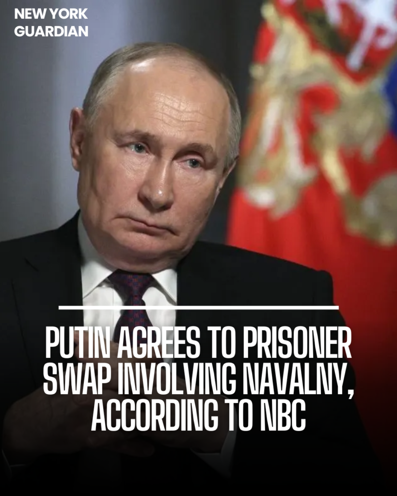 President Vladimir Putin apparently agreed with the proposal of a prisoner exchange involving late opposition leader Alexei Navalny.