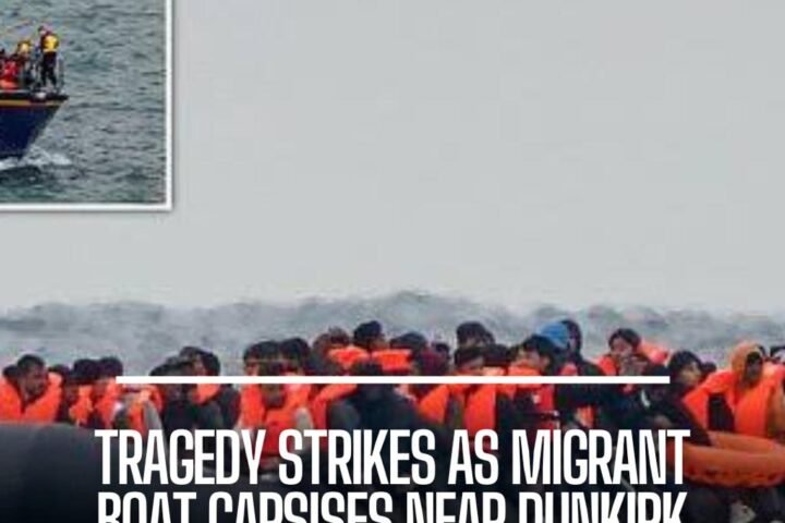 A seven-year-old girl has passed away after a small rowboat attempting to reach the English Channel overturned in northern France.