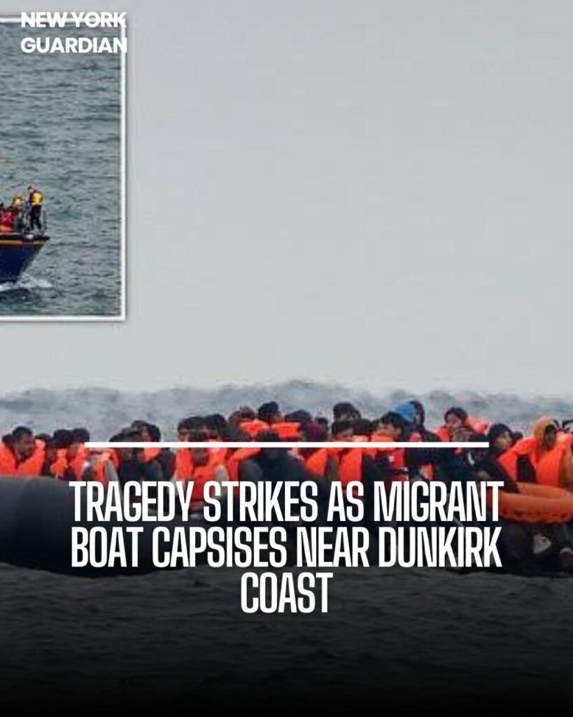 A seven-year-old girl has passed away after a small rowboat attempting to reach the English Channel overturned in northern France.