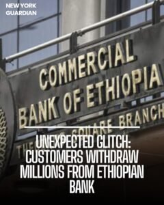 Ethiopia's most prominent commercial bank is running to recoup large sums of cash withdrawn by customers after a "systems glitch."