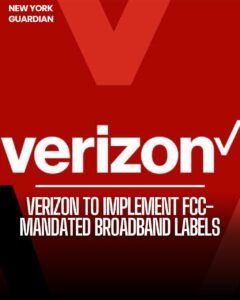 Under new laws from the Federal Communications Commission (FCC), main U.S. broadband internet providers must begin showing information identical to nutrition labels on food products on April 10 to help customers shop for services.