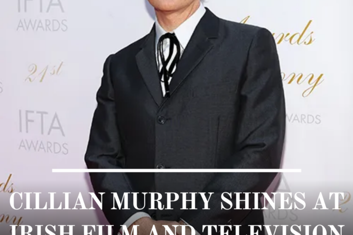 Irish legend Cillian Murphy repeated his Oscar triumph, winning lead actor in the movie category at the Irish Film and Television Awards (IFTA).