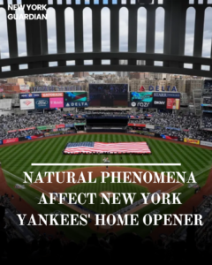 A magnitude 4.8 earthquake strikes New York City during the Yankees' batting practice ahead of their home opener.