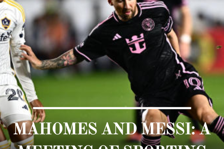 A historic event occurred when Patrick Mahomes met paths with football icon Lionel Messi.