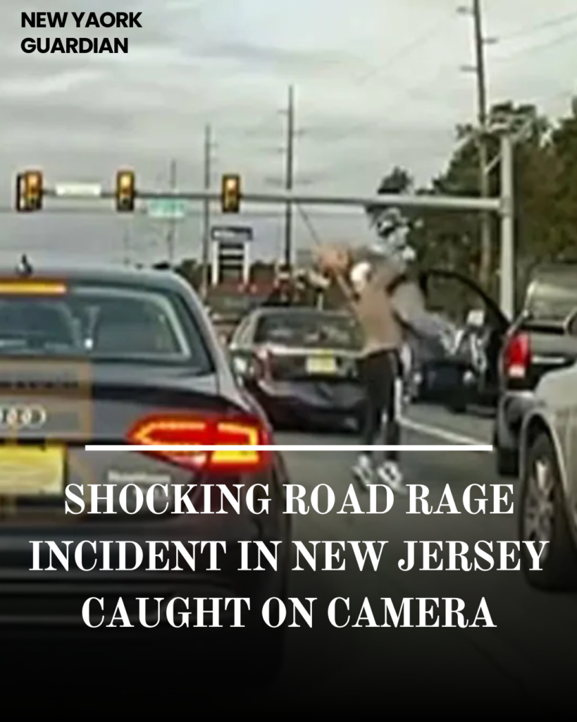 A road rage in Brick Township, New Jersey, was caught on dashcam footage, showing two men in a heated argument 