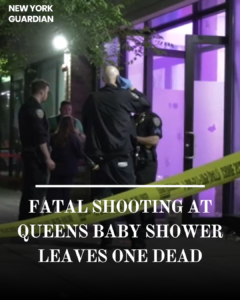 Gunfire erupted during a baby shower in a Queens area, killing 1 person and injuring 3 more.