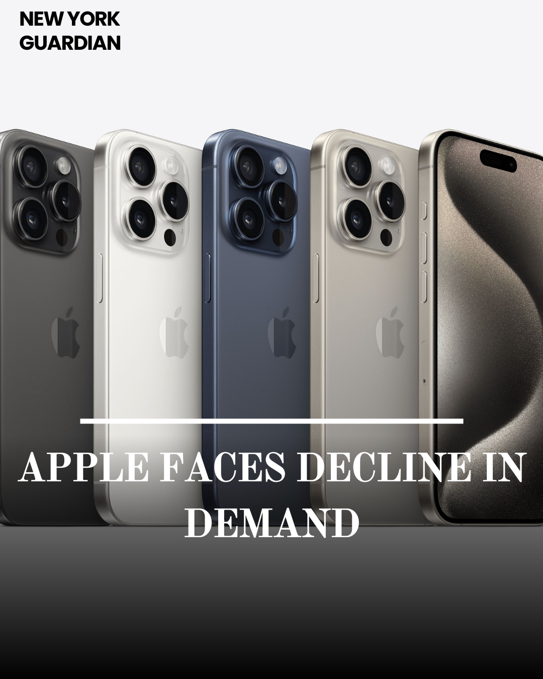 According to the tech firm's latest results, Apple sales have declined in nearly every market worldwide.